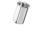Blindnietmutter Stahl  M10  Kleiner Senkkopf Vollsechskant  offen|1,0-4,0mm